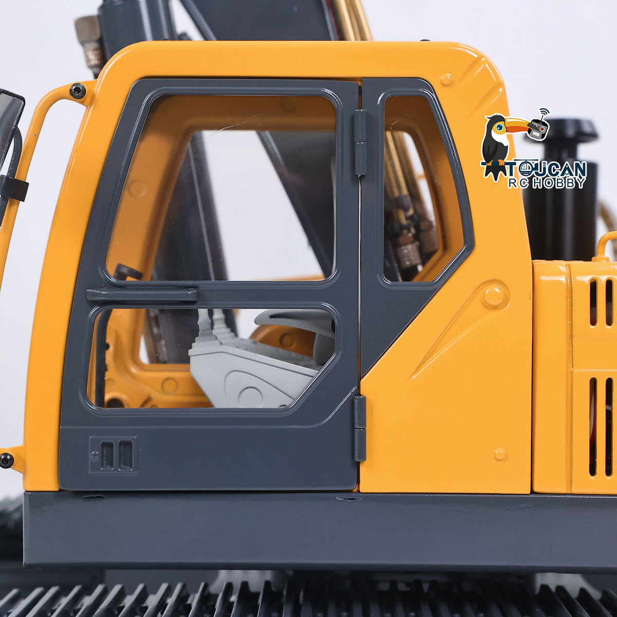 JDM-106-UPG1 1/14 Scale Metal Hydraulic Crawler Excavator Upgraded PL18 Radio Sound Light Battery Excluded