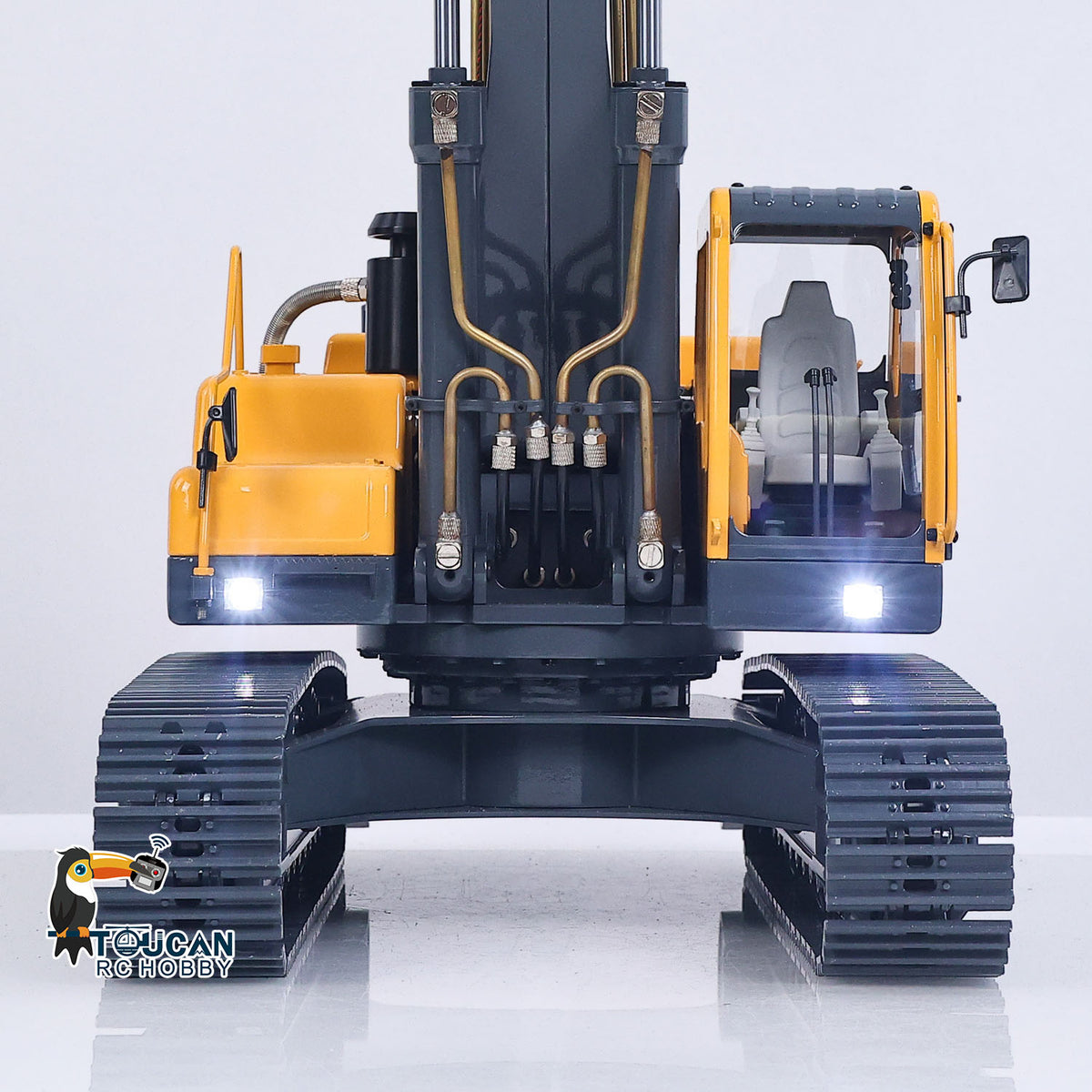 1/14 JDM-106-UPG1 Ready to Operate Metal Hydraulic Excavator Hydraulic Quick Release w/Extra Valve No Battery