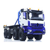1/14 8X8 RC Rock Crawler BZ 3363 Radio Control Off Road Flatbed Truck Model Axle Locks Flowing Water Light Rear Winch No Battery