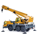 Eyewhale D1050 1/14 Metal RC Hydraulic Mobile Crane Truck 3 Axles All Terrain Vehicle PL18EV Remote Controller for Model Enthusiasts