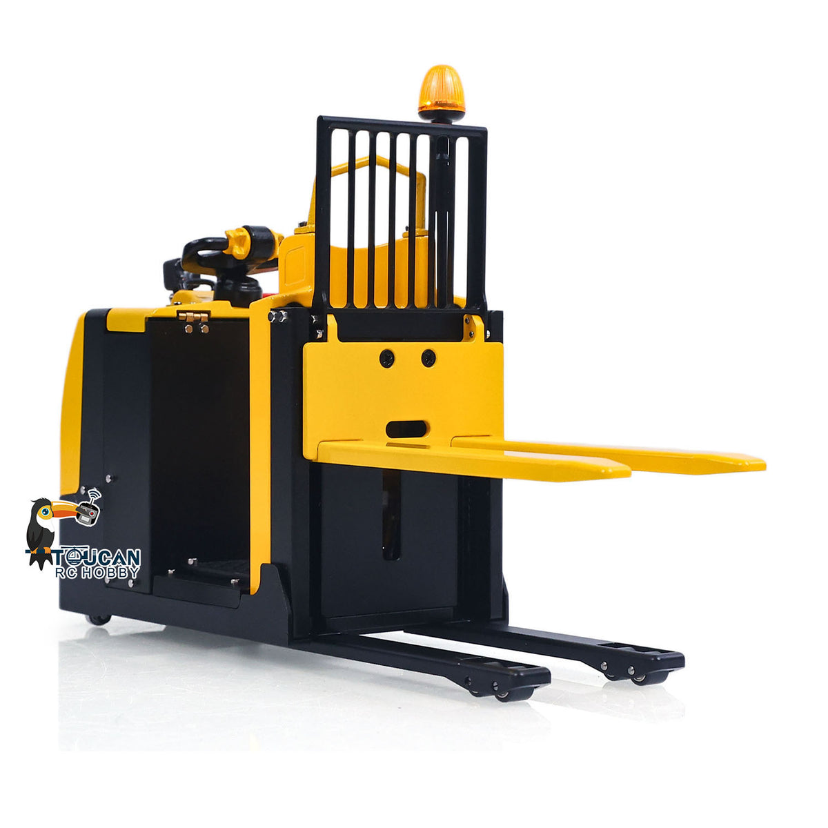 1/14 Metal RC Electric Forklift MO55 Remote Control Construction Car RTR Model Assembled Light Sound System FlySky I6S Radio