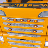 TOUCAN Pianted Metal Chassis 4X4 1/14 RC Tractor Truck DIY Customized R730 Model Car Ligth Sound