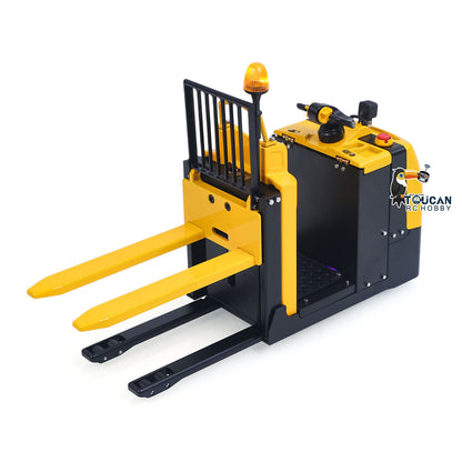 1/14 Metal RC Electric Forklift MO55 Remote Control Construction Car RTR Model Assembled Light Sound System FlySky I6S Radio