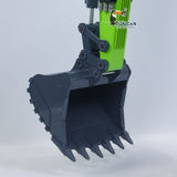 RTR 1/12 Remote Control Hydraulic Excavator 395F Heavy Duty Machine Metal 6CH Valves RC Digger Brushless Motor ESC Quick Coupler