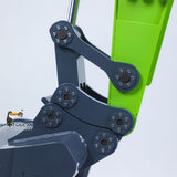 RTR 1/12 Remote Control Hydraulic Excavator 395F Heavy Duty Machine Metal 6CH Valves RC Digger Brushless Motor ESC Quick Coupler