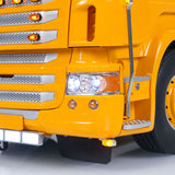 TOUCAN Pianted Metal Chassis 4X4 1/14 RC Tractor Truck DIY Customized R730 Model Car Ligth Sound