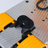 TOUCAN Pianted Metal Chassis 4X4 1/14 RC Tractor Truck DIY Customized R730 Model Car Ligth Sound