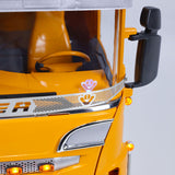 TOUCAN Pianted Metal Chassis 4X4 1/14 RC Tractor Truck DIY Customized R730 Model Car Ligth Sound