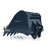TOUCAN RC HOBBY Metal Ripper/Trapezoidal/Narrow Toothless/Toothed/Rake/Grille/Bucket for 1/12 Remote Control Hydraulic Excavator C395 LR976 EC650 Dual Pump RC Digger DIY Construction Model