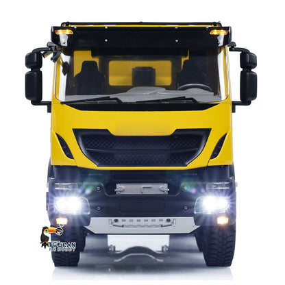 TOUCAN RC HOBBY 1/14 Hydraulic RC Tipper Truck Metal Flip-over Cover Remote Control 8x8 Dump Car Light Sound System