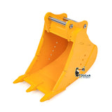 TOUCAN RC HOBBY Metal Ripper/Trapezoidal/Narrow Toothless/Toothed/Rake/Grille/Bucket for 1/12 Remote Control Hydraulic Excavator C395 LR976 EC650 Dual Pump RC Digger DIY Construction Model