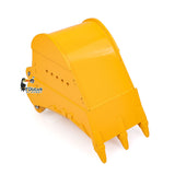 TOUCAN RC HOBBY Metal Ripper/Trapezoidal/Narrow Toothless/Toothed/Rake/Grille/Bucket for 1/12 Remote Control Hydraulic Excavator C395 LR976 EC650 Dual Pump RC Digger DIY Construction Model