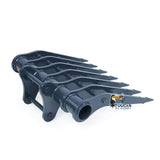 TOUCAN RC HOBBY Metal Ripper/Trapezoidal/Narrow Toothless/Toothed/Rake/Grille/Bucket for 1/12 Remote Control Hydraulic Excavator C395 LR976 EC650 Dual Pump RC Digger DIY Construction Model