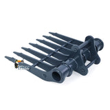TOUCAN RC HOBBY Metal Ripper/Trapezoidal/Narrow Toothless/Toothed/Rake/Grille/Bucket for 1/12 Remote Control Hydraulic Excavator C395 LR976 EC650 Dual Pump RC Digger DIY Construction Model