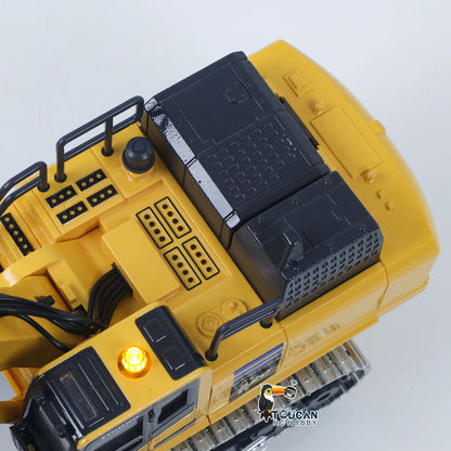 Fast  Free Shipping  1/50 RC Digger PC520 Electric Lifting Radio Control Excavator Engineering Vehicle Metal Tracks Lights Sound Small Toy