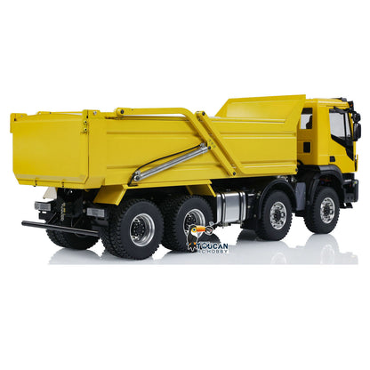 TOUCAN RC HOBBY 1/14 Hydraulic RC Tipper Truck Metal Flip-over Cover Remote Control 8x8 Dump Car Light Sound System