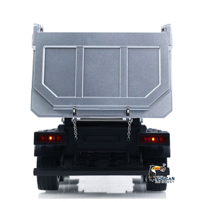 HUINA 1/18 Electric Lifting Remote Control Semi Dump Trailer for RC Tractor Truck 1501 Tail Light Support Leg No Sound System