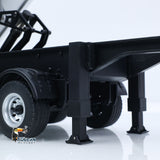 HUINA 1/18 Electric Lifting Remote Control Semi Dump Trailer for RC Tractor Truck 1501 Tail Light Support Leg No Sound System