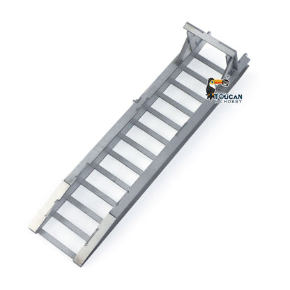 JX Model 1/14 ET2 2Axles Trailer For E20 Remote Control Excavator Support Legs Stainless Steel Tailboard Almost Assembled
