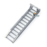 JX Model 1/14 ET2 2Axles Trailer For E20 Remote Control Excavator Support Legs Stainless Steel Tailboard Almost Assembled