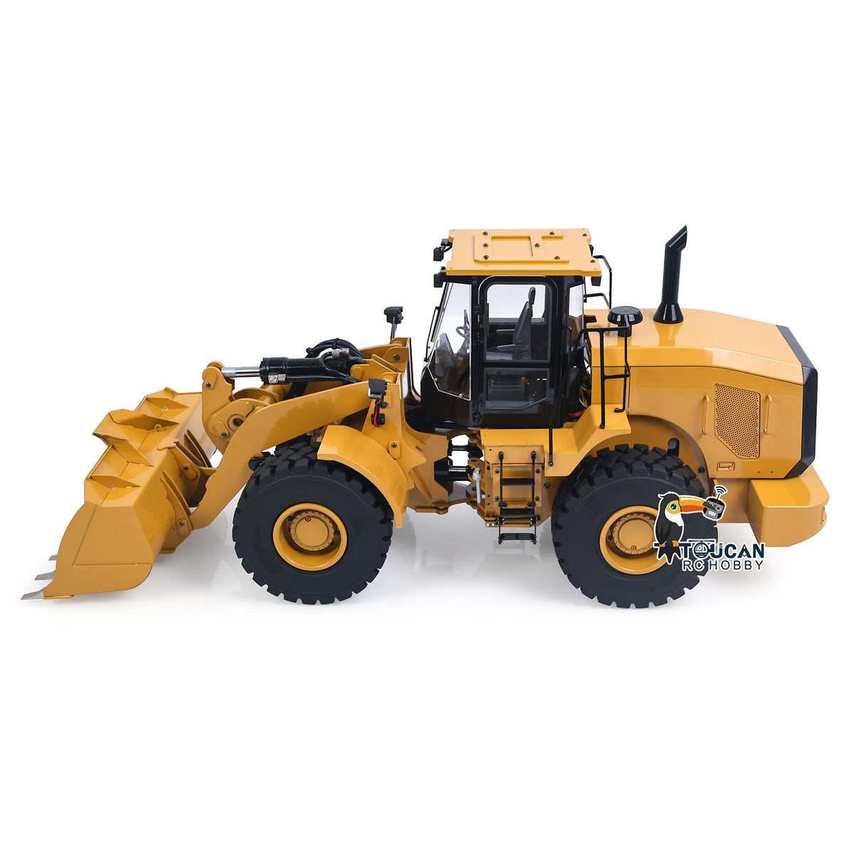 TOUCAN RC HOBBY 1/12 Metal Remote Control Hydraulic Loader DIM C950 2Speed Grarbox 5CH Valve RC Heavy Machine Model Hobbywing Brushed ESC
