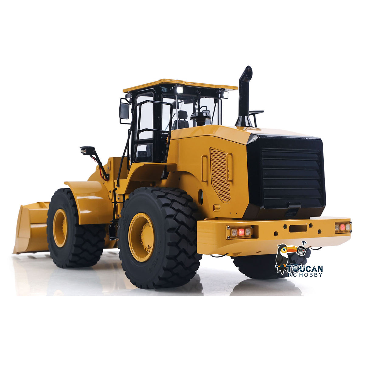 TOUCAN RC HOBBY 1/12 Metal Remote Control Hydraulic Loader DIM C950 2Speed Grarbox 5CH Valve RC Heavy Machine Model Hobbywing Brushed ESC
