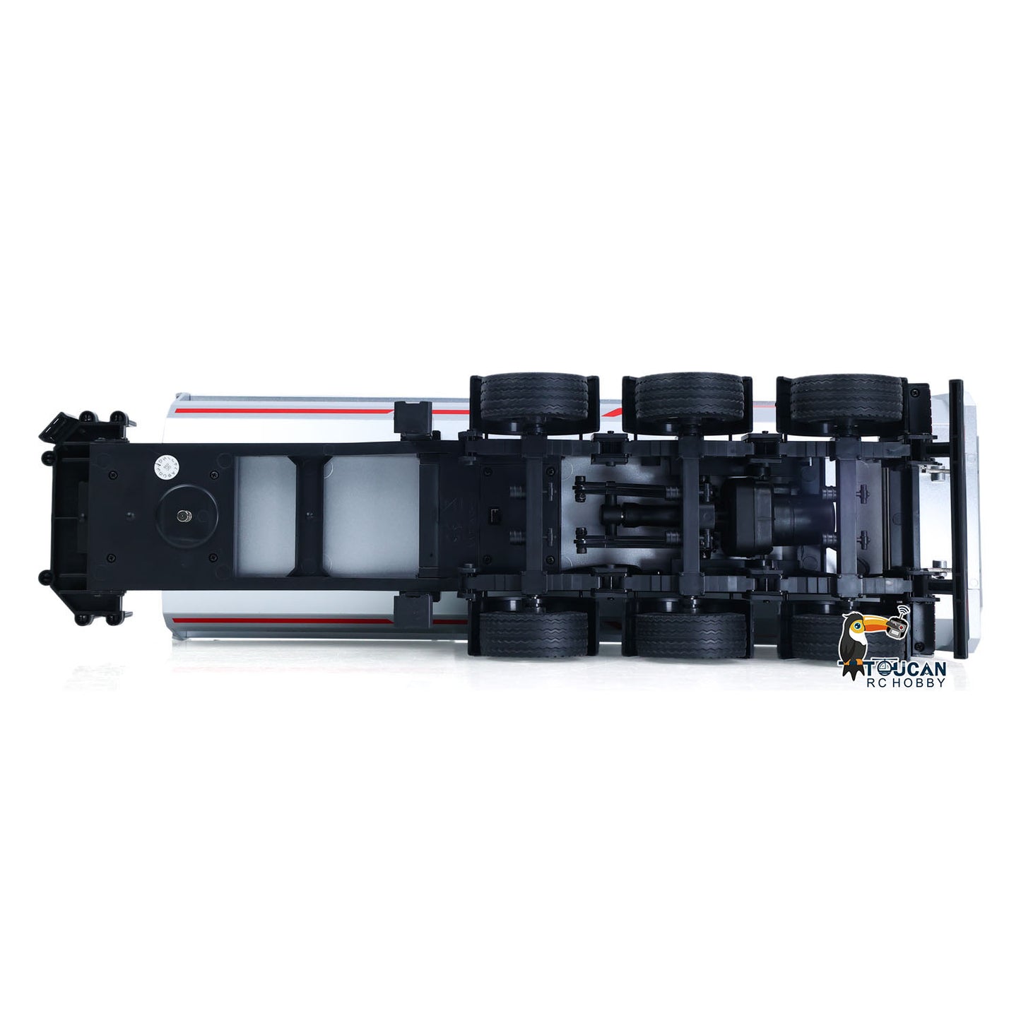 HUINA 1/18 Electric Lifting Remote Control Semi Dump Trailer for RC Tractor Truck 1501 Tail Light Support Leg No Sound System
