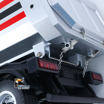 HUINA 1/18 Electric Lifting Remote Control Semi Dump Trailer for RC Tractor Truck 1501 Tail Light Support Leg No Sound System