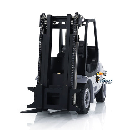 €100 OFF 11.11 BIG SALE 1:14 LESU RC Hydraulic Forklift Metal RTR Remote Control Fork Lift Truck Model