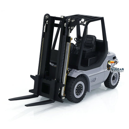 €100 OFF 11.11 BIG SALE 1:14 LESU RC Hydraulic Forklift Metal RTR Remote Control Fork Lift Truck Model