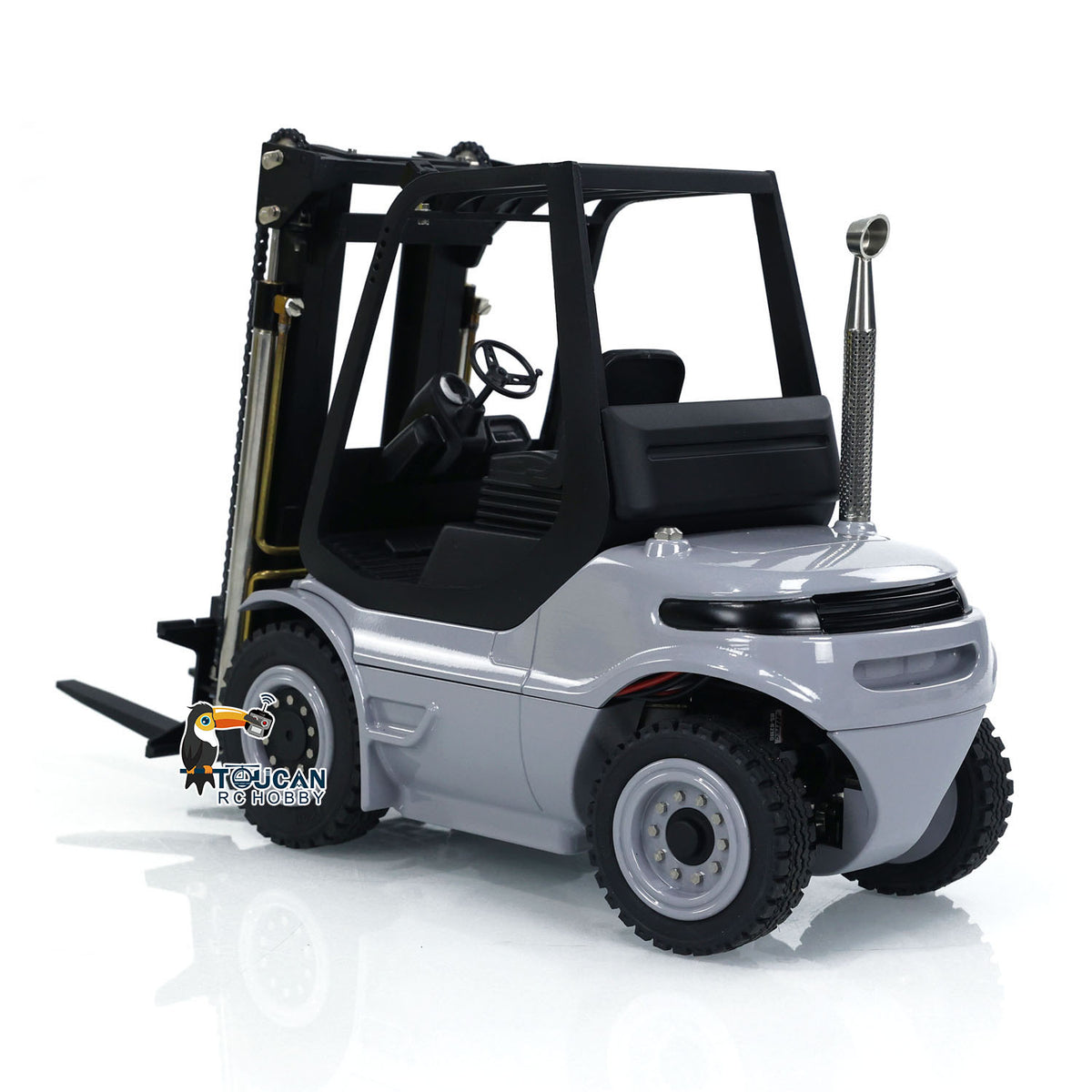 €100 OFF 11.11 BIG SALE 1:14 LESU RC Hydraulic Forklift Metal RTR Remote Control Fork Lift Truck Model