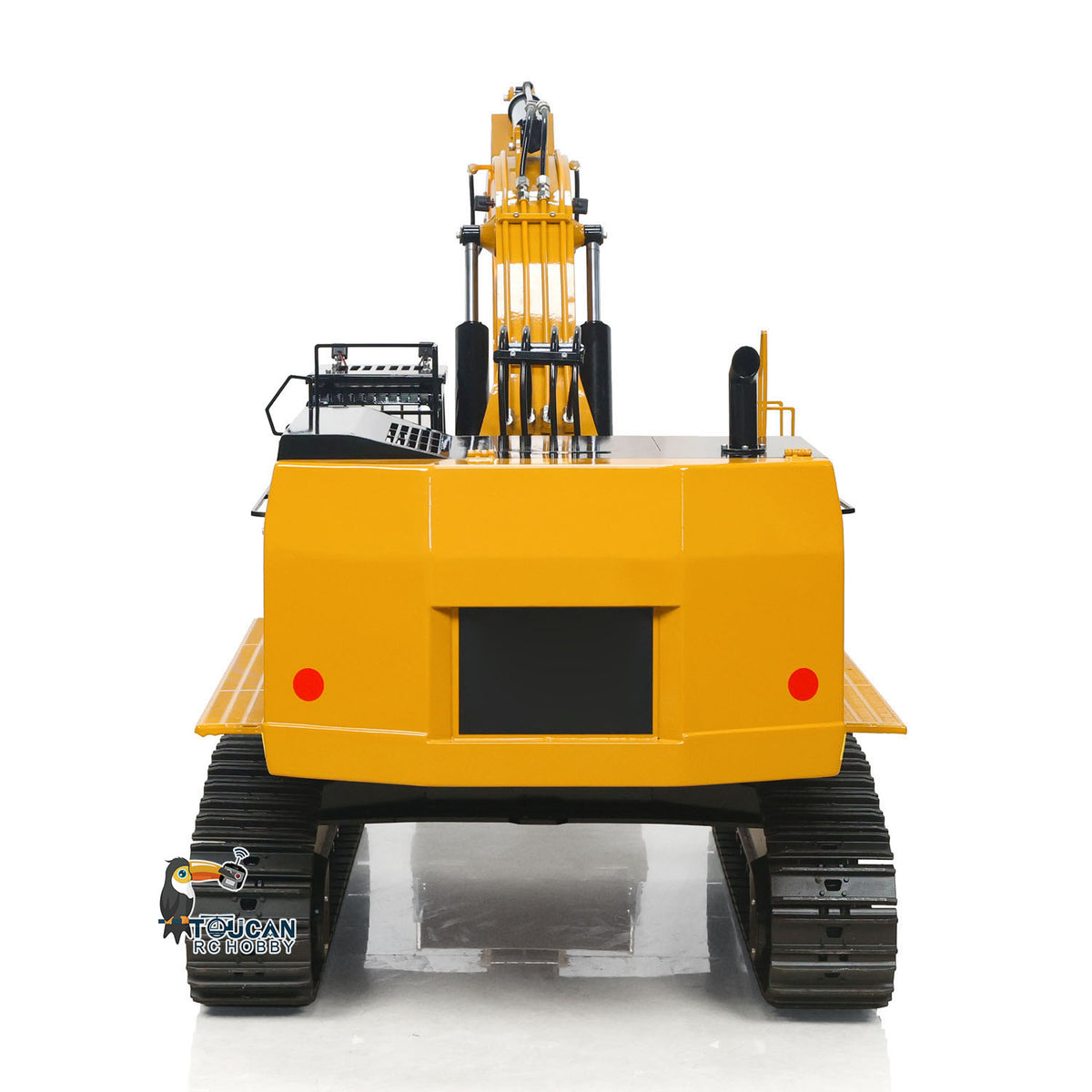 TOUCAN RC HOBBY TYMX 374 1/8 Metal RC Hydraulic Excavator Construction Vehicles Model 3-way Directional Valve Brushless Motor for Adults