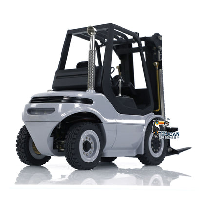 €100 OFF 11.11 BIG SALE 1:14 LESU RC Hydraulic Forklift Metal RTR Remote Control Fork Lift Truck Model