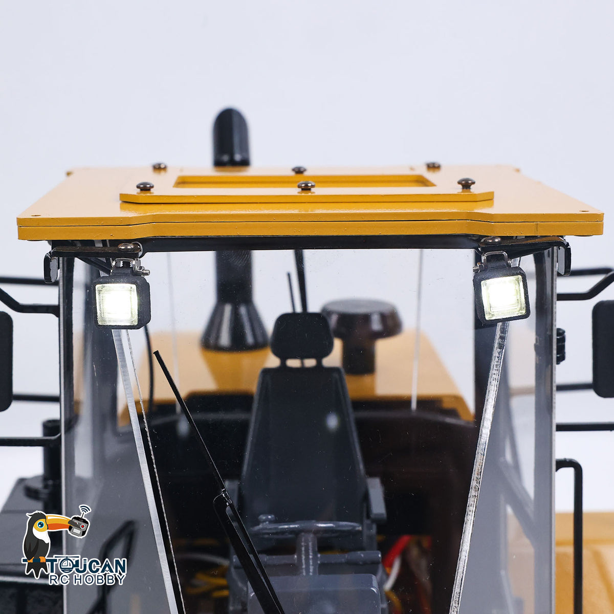 TOUCAN RC HOBBY 1/12 Metal Remote Control Hydraulic Loader DIM C950 2Speed Grarbox 5CH Valve RC Heavy Machine Model Hobbywing Brushed ESC