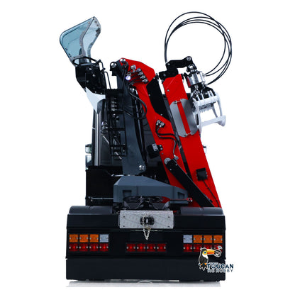 Toucan Metall 6X6 Chassis 1/14 RC Traktor Lkw 770S Hydraulische Kran DIY Lkw Modell Licht Sound