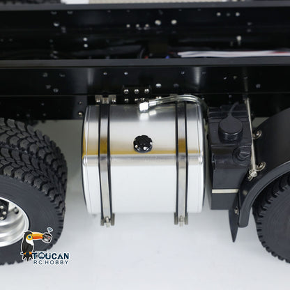TOUCAN RC HOBBY 1/14 Hydraulic RC Tipper Truck Metal Flip-over Cover Remote Control 8x8 Dump Car Light Sound System