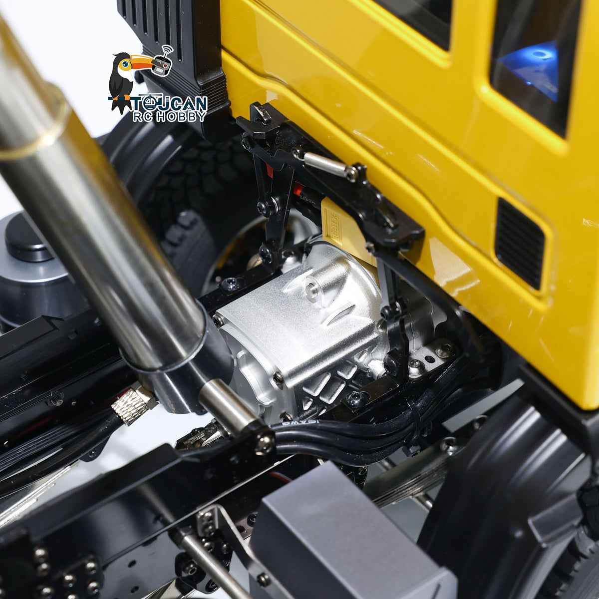 TOUCAN RC HOBBY 1/14 Hydraulic RC Tipper Truck Metal Flip-over Cover Remote Control 8x8 Dump Car Light Sound System