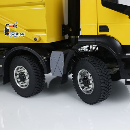 TOUCAN RC HOBBY 1/14 Hydraulic RC Tipper Truck Metal Flip-over Cover Remote Control 8x8 Dump Car Light Sound System