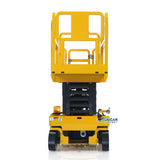 1/14 CNC Metal Remote Control Hydraulic Aerial Work Platform Self-propelled RC Model Reversing Sound Rotating Light Battery