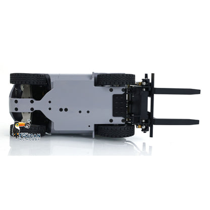 €100 OFF 11.11 BIG SALE 1:14 LESU RC Hydraulic Forklift Metal RTR Remote Control Fork Lift Truck Model