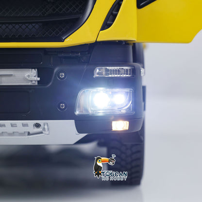 TOUCAN RC HOBBY 1/14 Hydraulic RC Tipper Truck Metal Flip-over Cover Remote Control 8x8 Dump Car Light Sound System