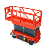 CUT Model 1/14 Radio Control Hydraulic Aerial Work Platform 25.6Inches Lift Height Metal Construction Vehicle TOUCAN Painting