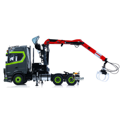 Toucan Metall 6X6 Chassis 1/14 RC Traktor Lkw 770S Hydraulische Kran DIY Lkw Modell Licht Sound