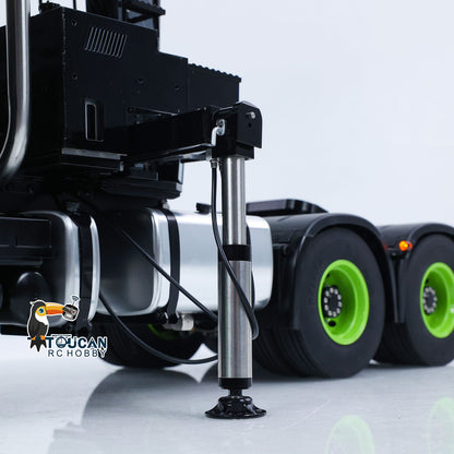 In Stock TOUCAN RC HOBBY Assembled 6X6 Metal Chassis 1/14 RC Tractor Truck 770S Hydraulic Crane Logging Trailer PL18EV Lite