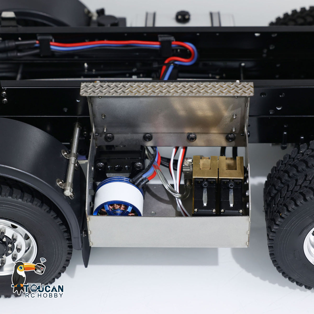 TOUCAN RC HOBBY 1/14 Hydraulic RC Tipper Truck Metal Flip-over Cover Remote Control 8x8 Dump Car Light Sound System