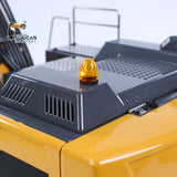 1/14 XDRC RC Hydraulic Crawler Remote Control Excavator 945 Construction Vehicle 5-Way Valve Brushless Drive Quick Coupler Light Sound System