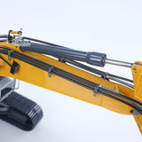 XDRC 1/14 Hydraulic Crawler RC Excavator 945 Remote Control Construction Vehicle 5-Way Valve Brushless Drive Quick Coupler Light Sound System PL18EV RTR Model