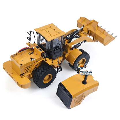 TOUCAN RC HOBBY 1/12 Metal Remote Control Hydraulic Loader DIM C950 2Speed Grarbox 5CH Valve RC Heavy Machine Model Hobbywing Brushed ESC