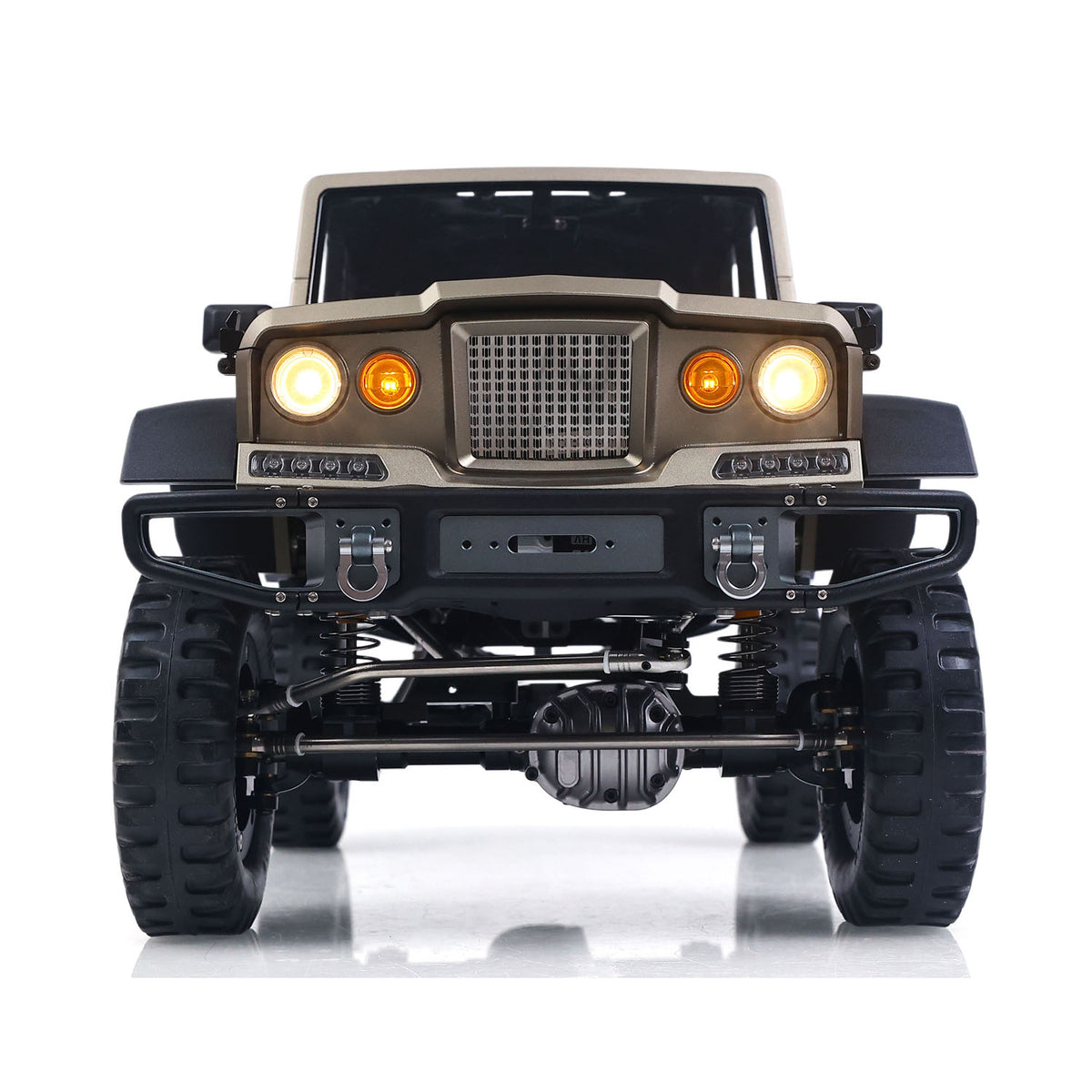 TOUCAN RC HOBBY RTR TWOLF 1/10 TW-715 RC Off-road Metal Crawler Climb Truck with Sounds Lights Smoke Two-speed Transmission