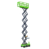 CUT Model 1/14 Radio Control Hydraulic Aerial Work Platform 25.6Inches Lift Height Metal Construction Vehicle TOUCAN Painting